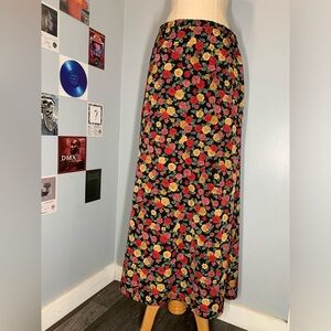 Floral midi skirt with a boho touch #fairycore #cottagecore